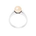 Bague en Argent 925/1000 avec Perles de Culture Rose.