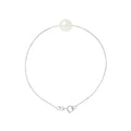 Bracelet en Argent 925/1000 avec Perle de Culture Blanche