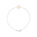 Bracelet en Argent 925/1000 avec Perle de Culture Rose