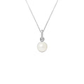 Collier en Argent 925/100 avec Perle de Culture Blanche