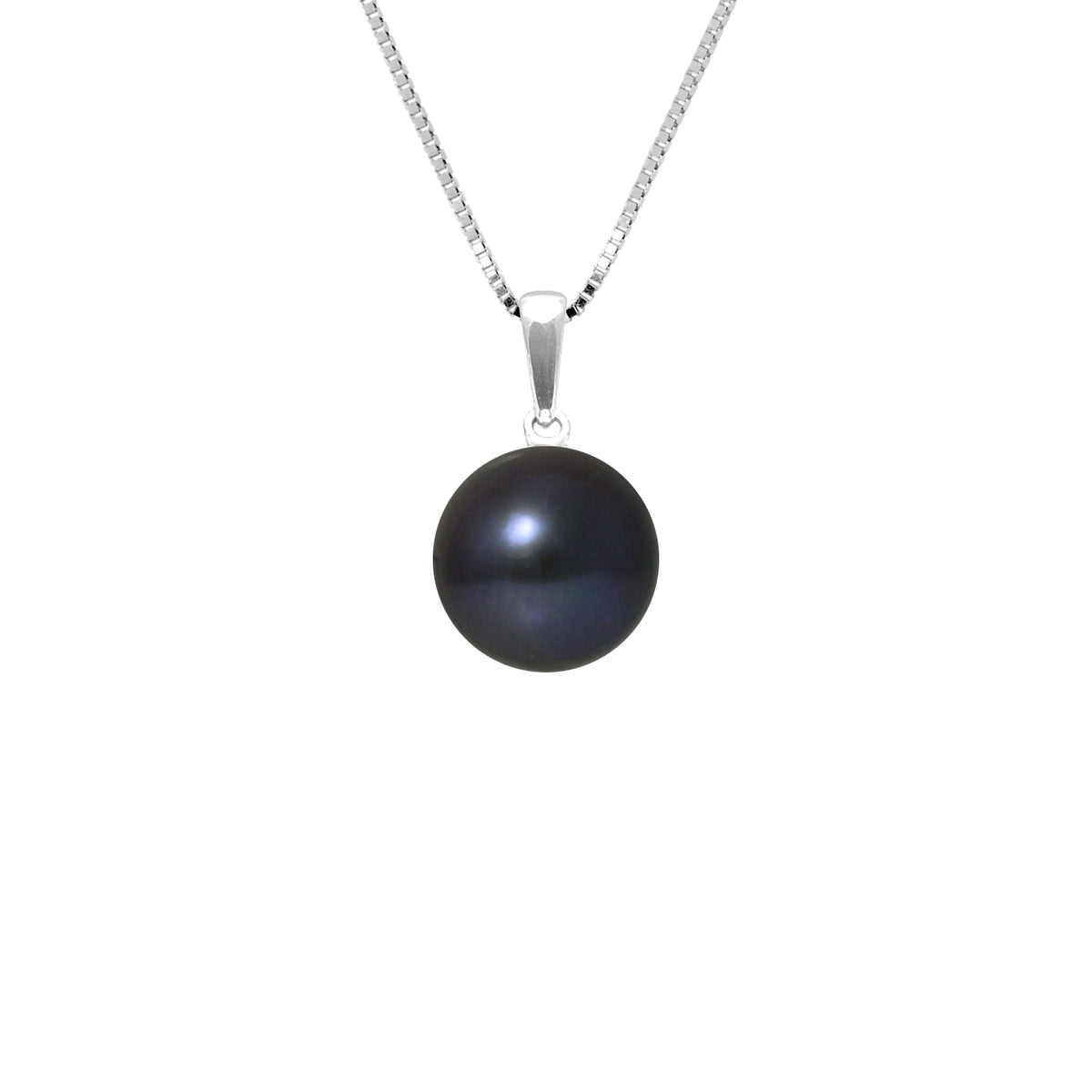 Collier en Argent 925/100 avec Perle de Culture Noire