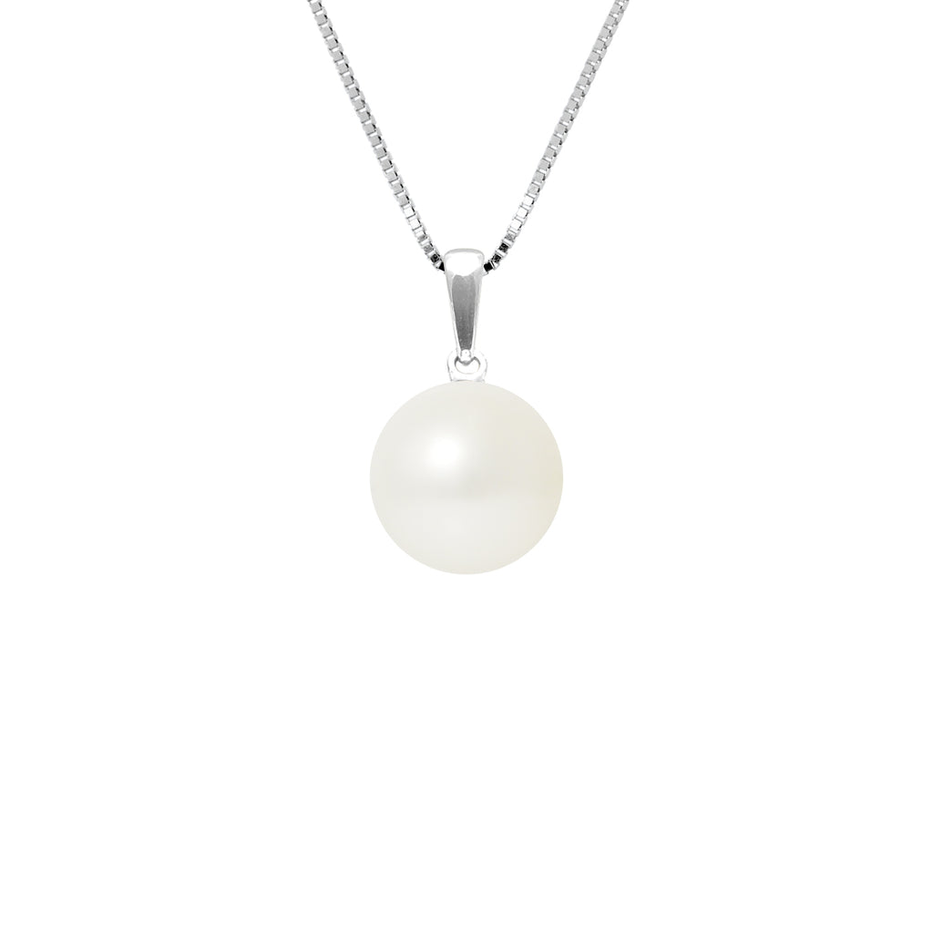 Collier en Argent 925/100 avec Perle de Culture Blanche