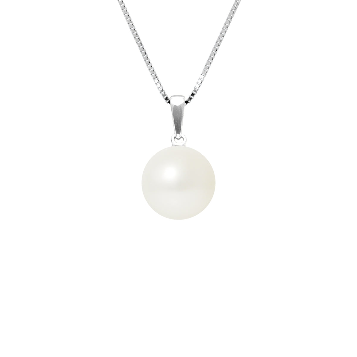 Collier en Argent 925/100 avec Perle de Culture Blanche