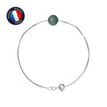 Bracelet en argent 925/1000 avec Perle de Culture de Tahiti